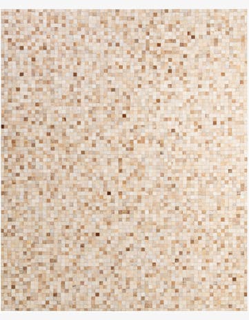 7' 11 x 9' 9 Cowhide - Patchwork Rug