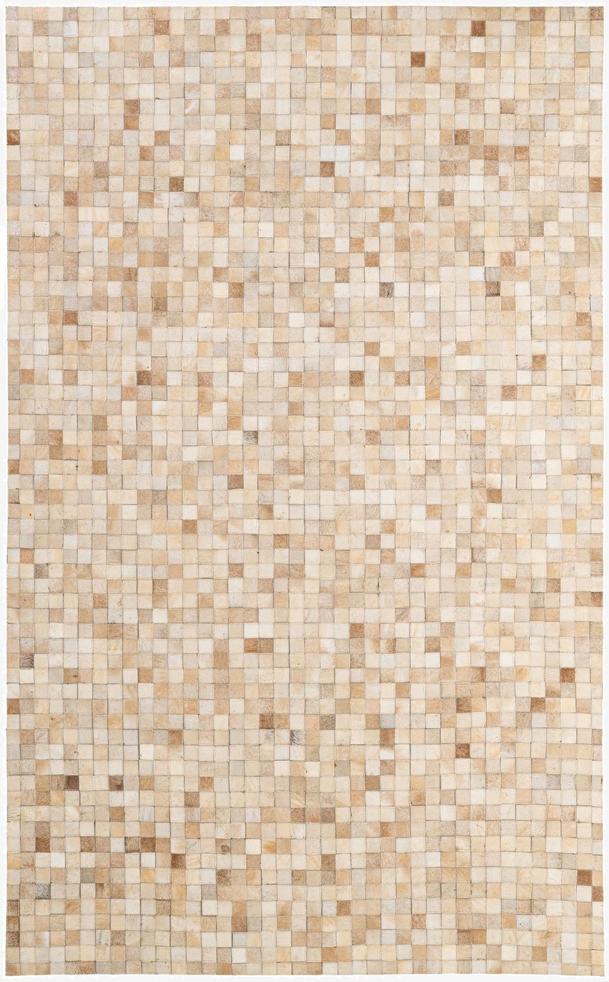 5' 1 x 7' 11 Cowhide - Patchwork Rug