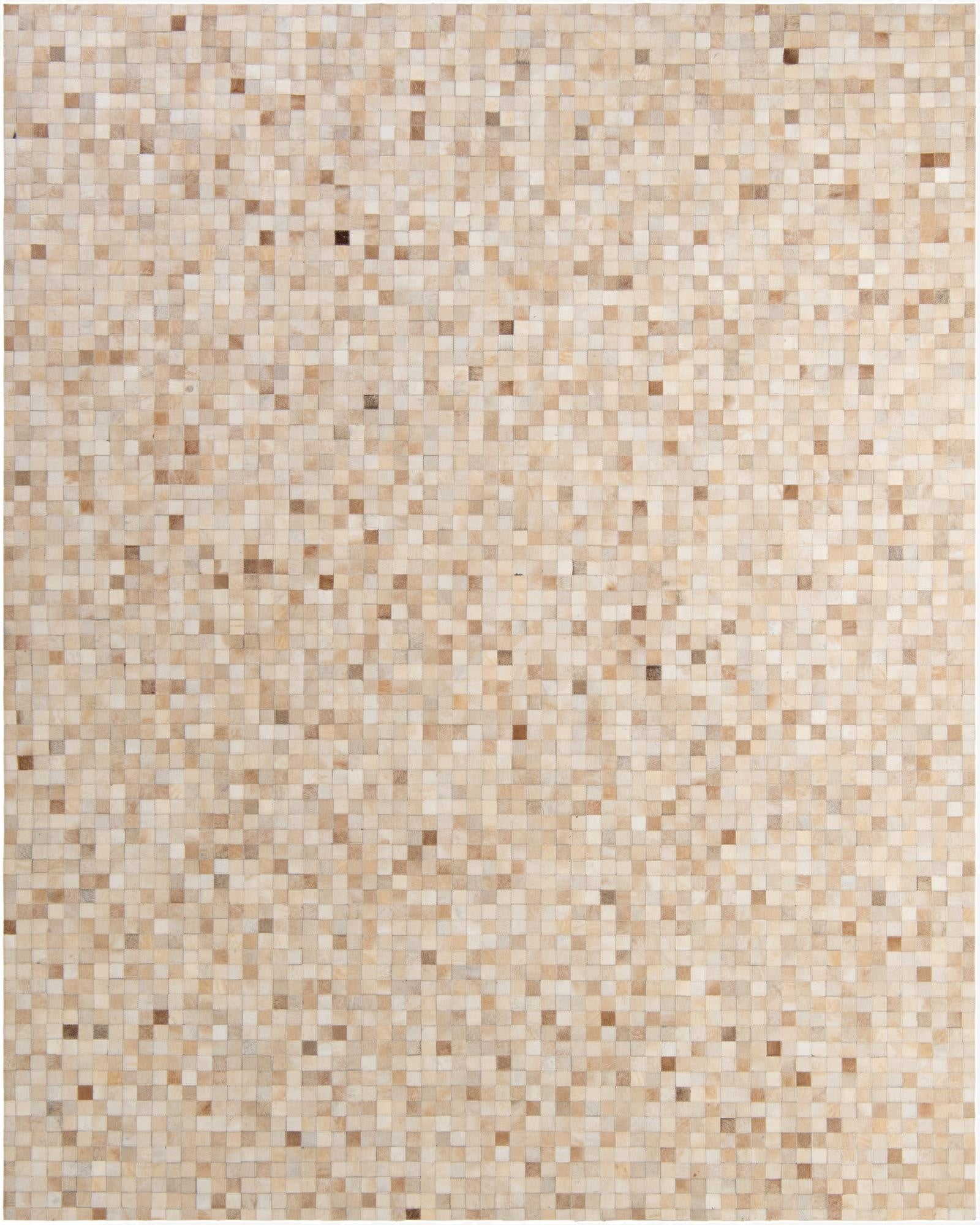 8' 1 x 9' 11 Cowhide - Patchwork Rug