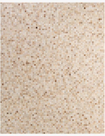 8' 1 x 9' 11 Cowhide - Patchwork Rug