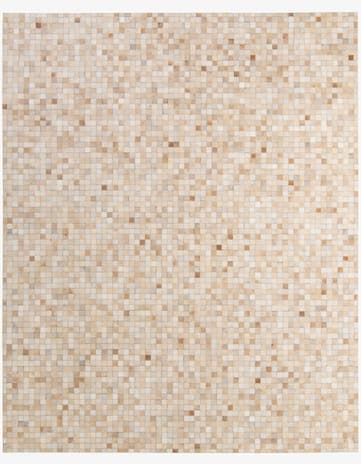 8' 1 x 10' Cowhide - Patchwork Rug