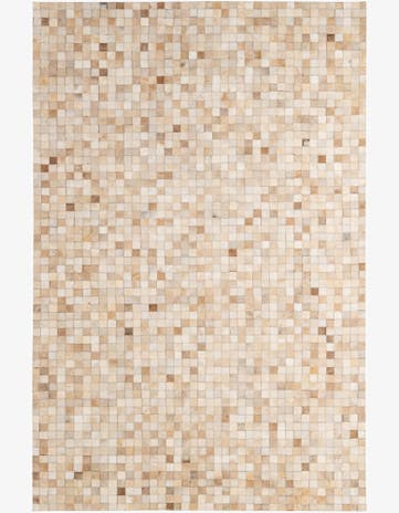 5' 1 x 7' 10 Cowhide - Patchwork Rug