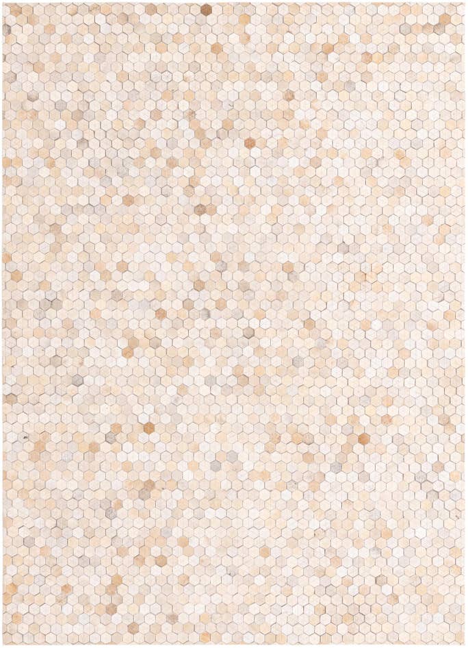 Detail image of 4' 10 x 6' 8 Cowhide Leather Rug