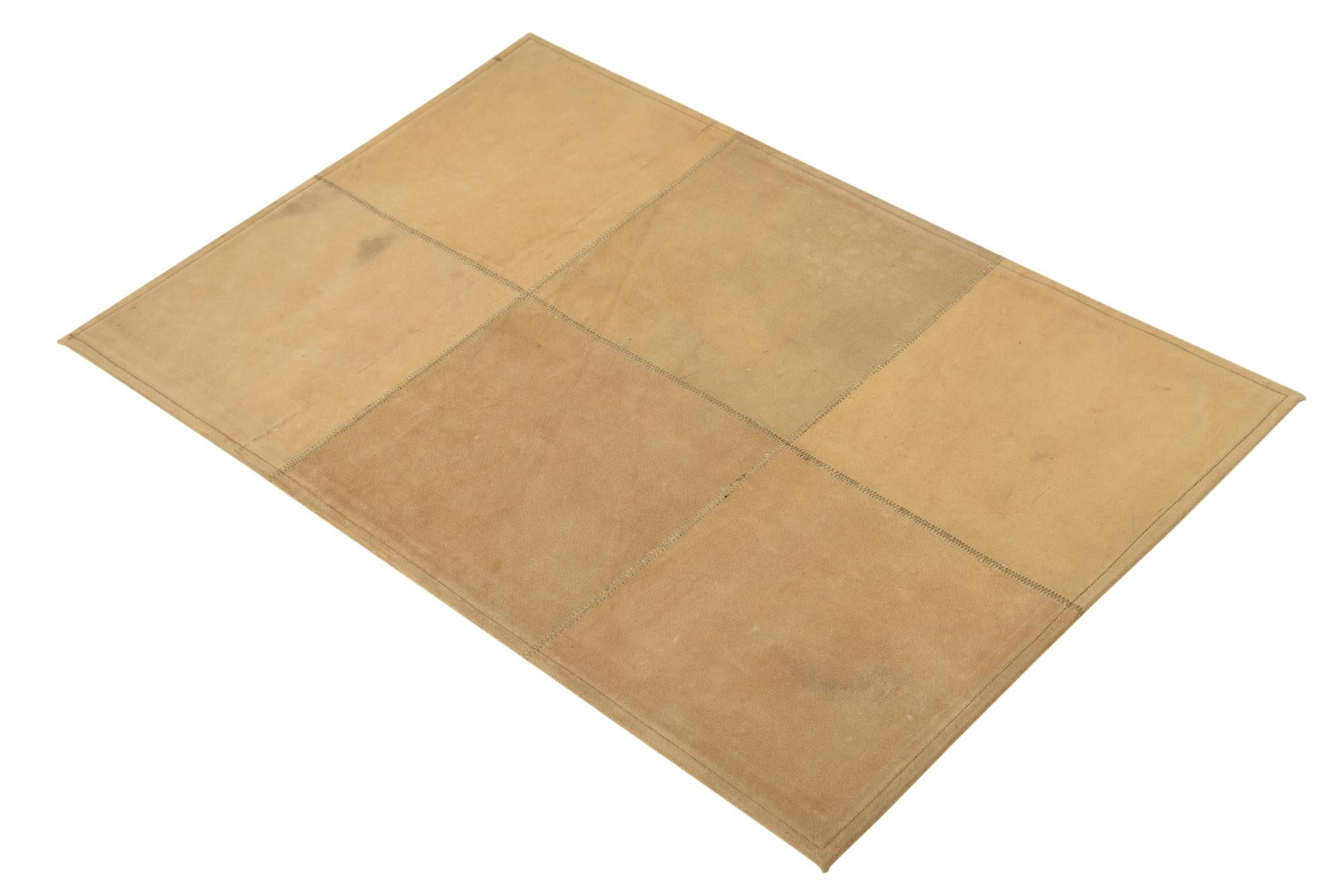 2' x 3' Cowhide Leather Rug