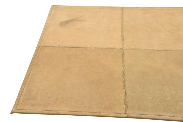 60cm x 90cm Cowhide Leather Teppich