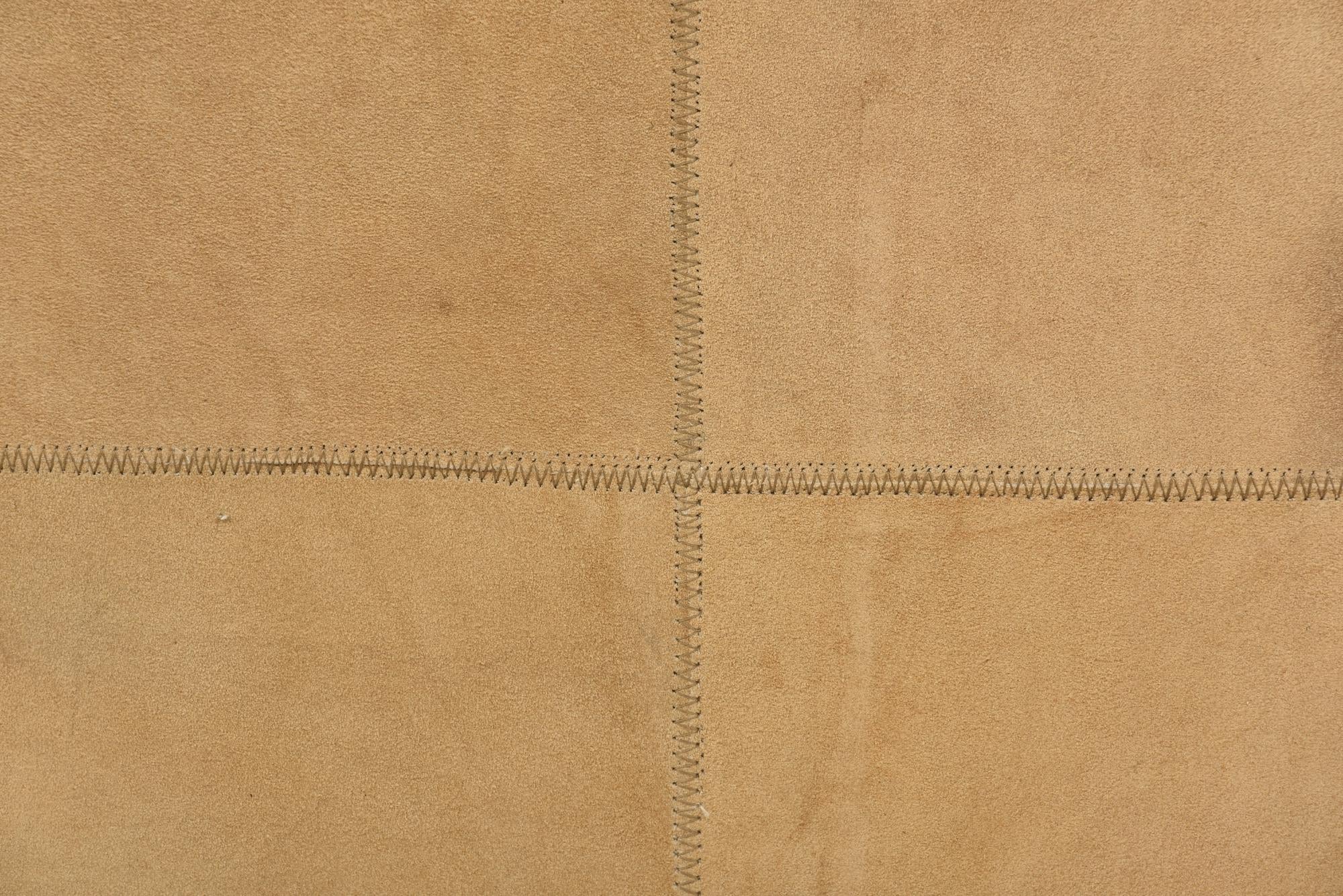 2' x 3' Cowhide Leather Rug