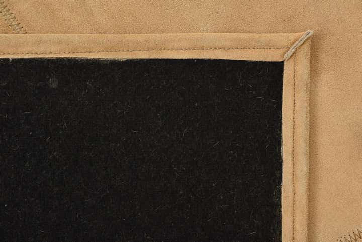 60cm x 90cm Cowhide Leather Teppich