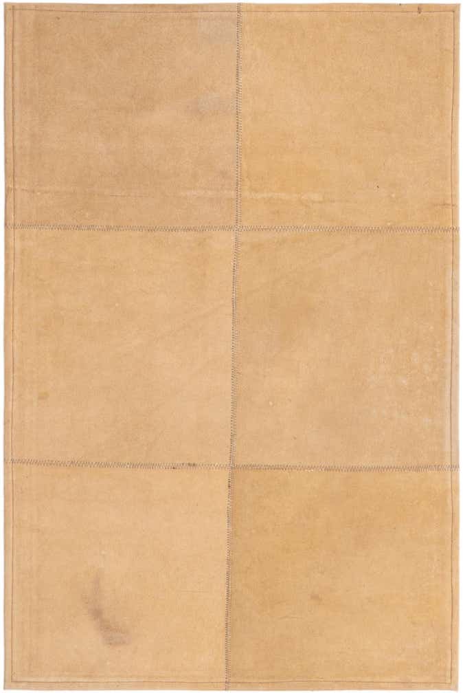 60cm x 90cm Cowhide Leather Teppich