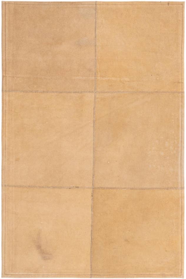 Detailansicht von 60cm x 90cm Cowhide Leather Teppich