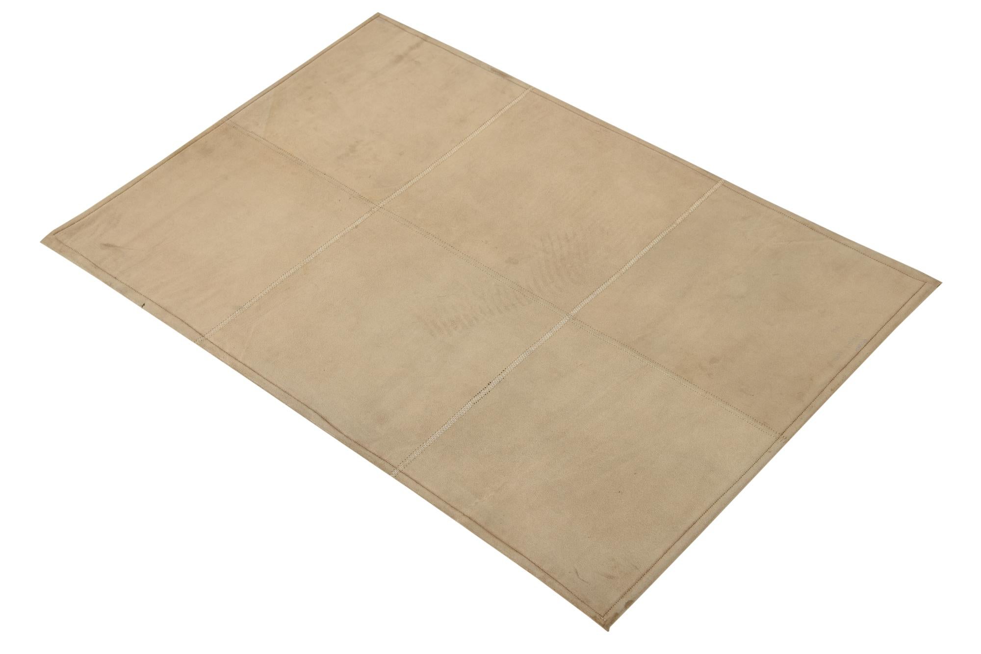 2' x 3' Cowhide Leather Rug