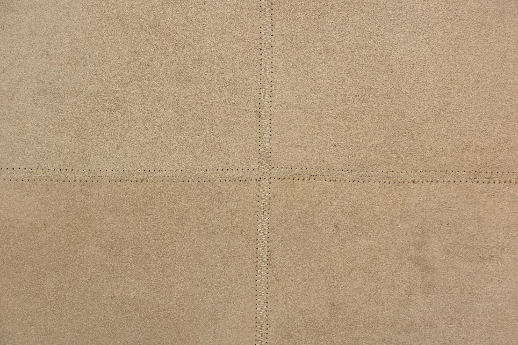 2' x 3' Cowhide Leather Rug