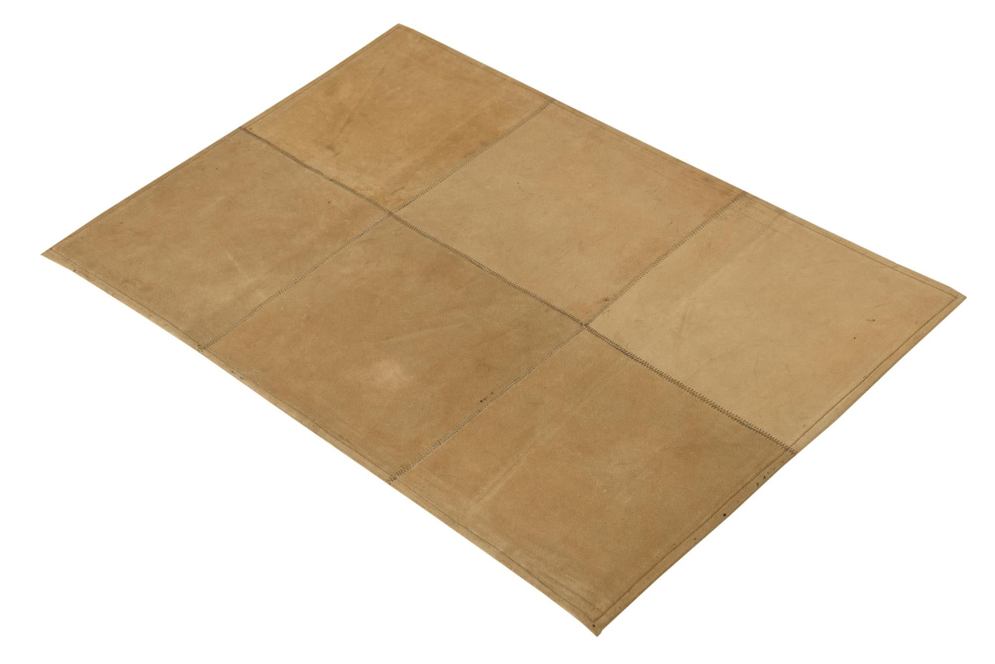 2' x 3' Cowhide Leather Rug