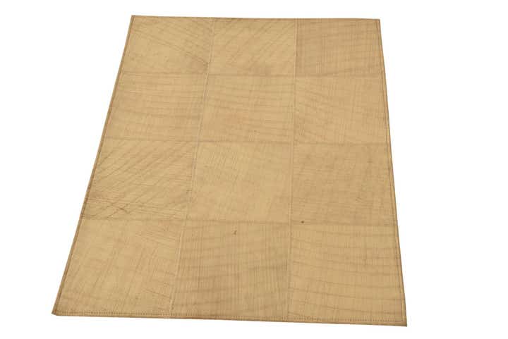 2' x 3' Cowhide Leather Rug