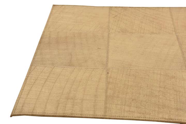 2' x 3' Cowhide Leather Rug
