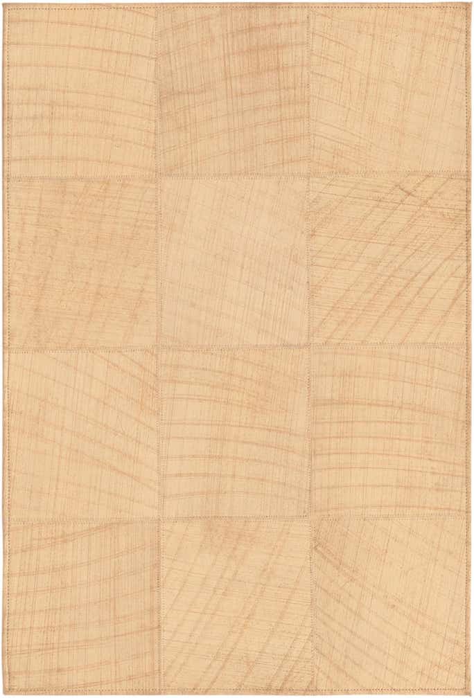 2' x 3' Cowhide Leather Rug