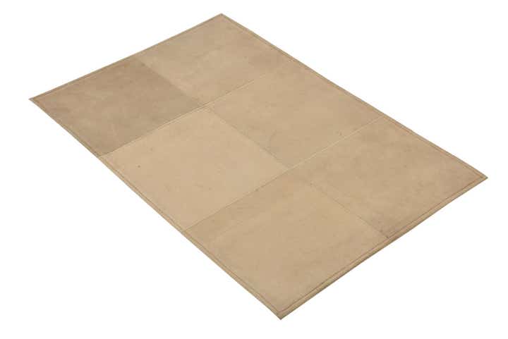 2' x 3' Cowhide Leather Rug