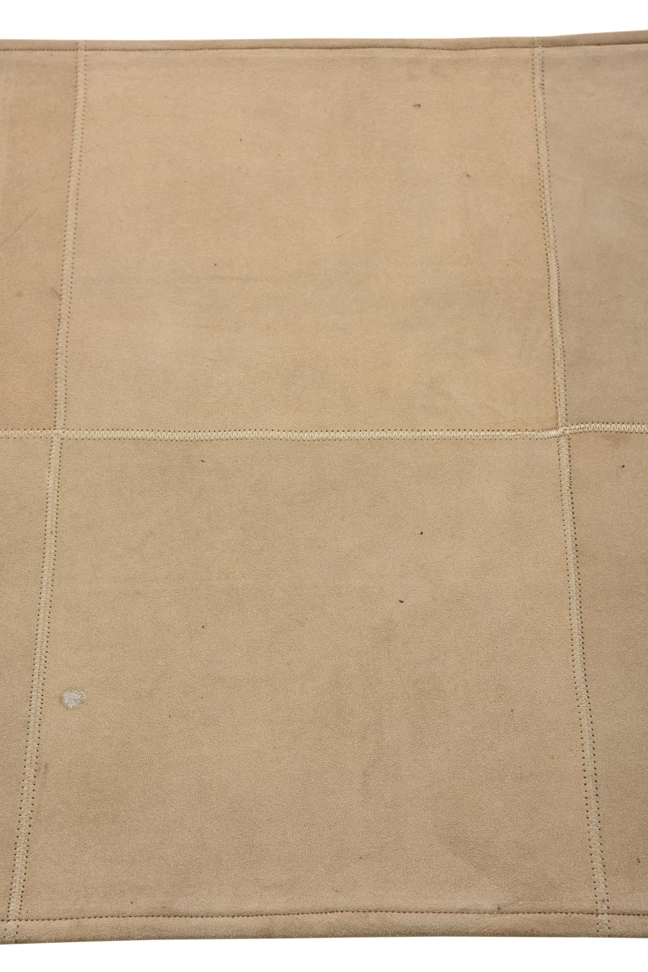 2' x 3' Cowhide Leather Rug