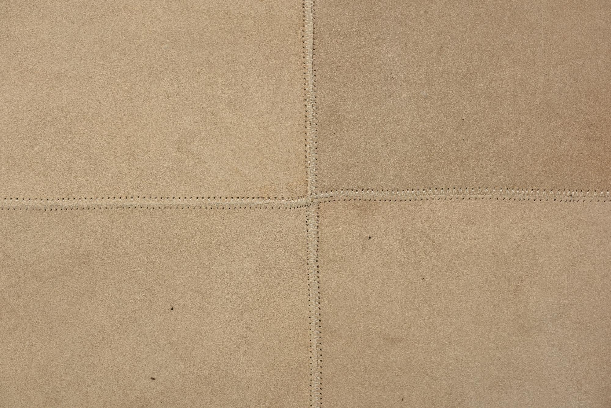 2' x 3' Cowhide Leather Rug
