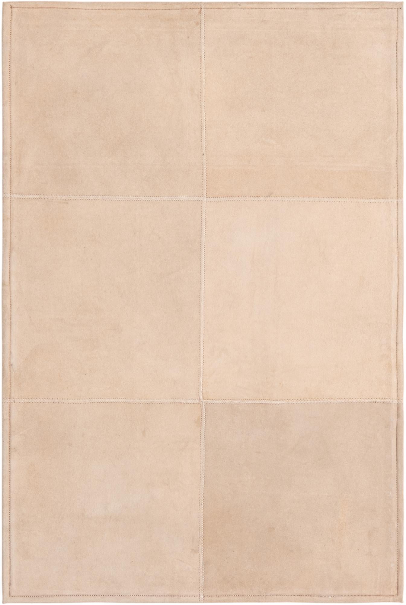 2' x 3' Cowhide Leather Rug
