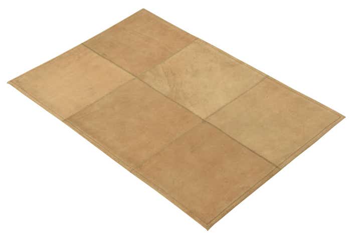 2' x 3' Cowhide Leather Rug