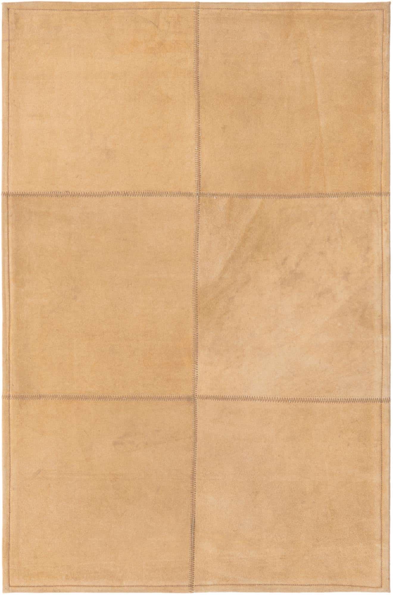 2' x 3' Cowhide Leather Rug