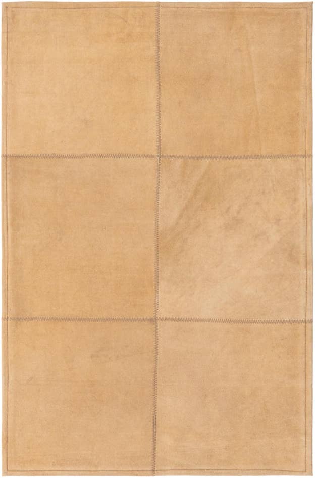 Detail image of 2' x 3' Cowhide Leather Rug