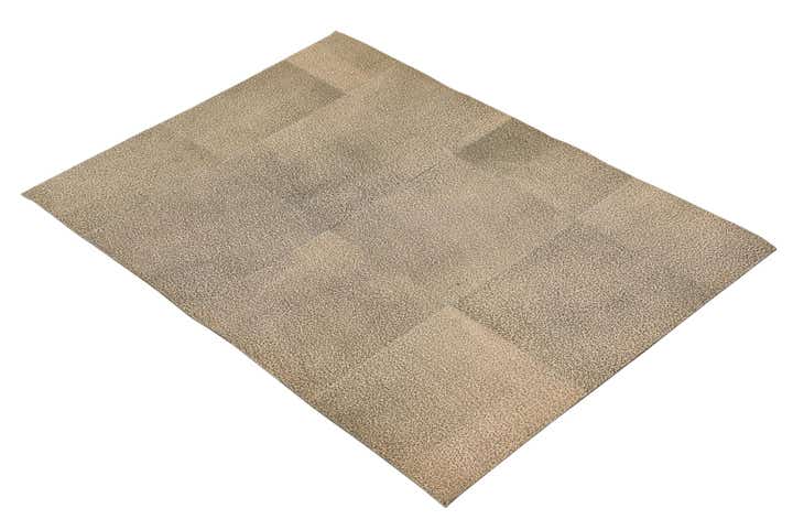 2' x 3' Cowhide Leather Rug