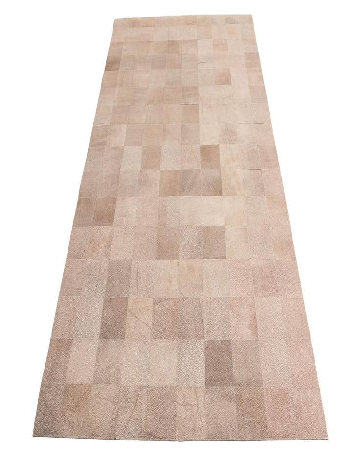 Detail image of 5' x 7' 10 Cowhide Leather Rug