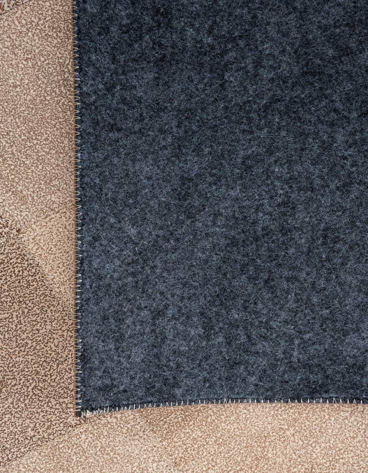 Detail image of 5' x 7' 10 Cowhide Leather Rug