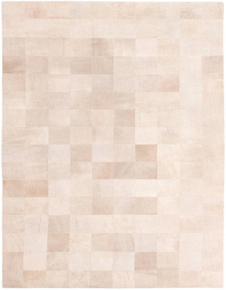 Detail image of 5' x 7' 10 Cowhide Leather Rug