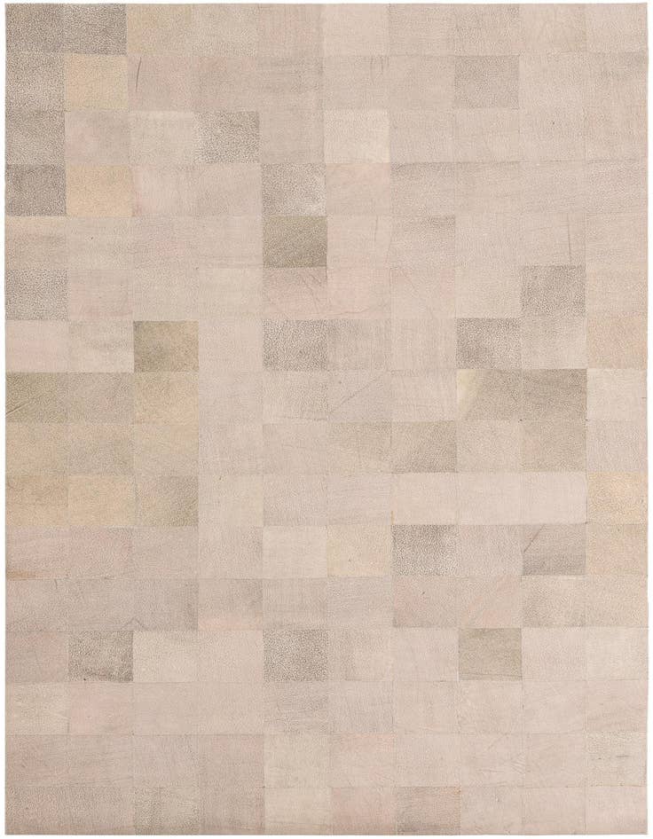 Detail image of 5' 2 x 7' 10 Cowhide Leather Rug