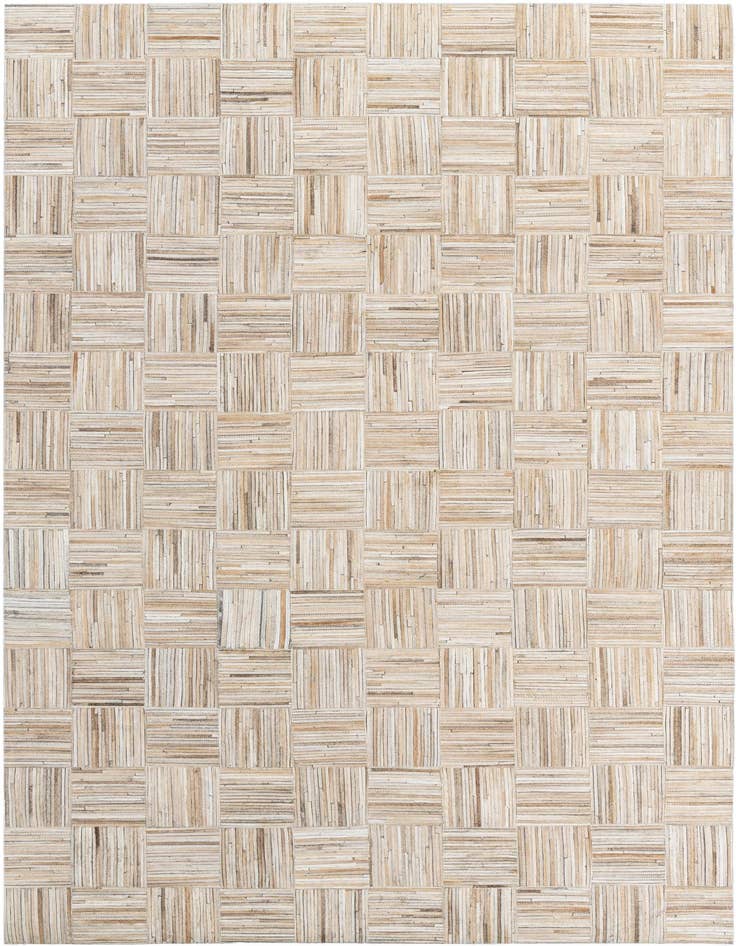 Detail image of 5' x 7' 10 Cowhide Leather Rug