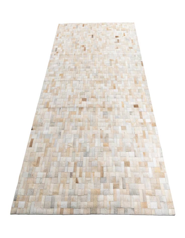 Detail image of 8' 1 x 10' Cowhide Leather Rug