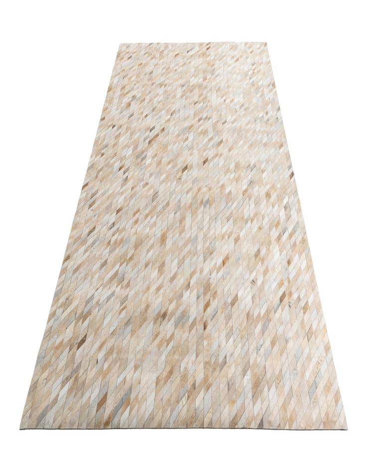 Detail image of 8' 2 x 9' 10 Cowhide Leather Rug