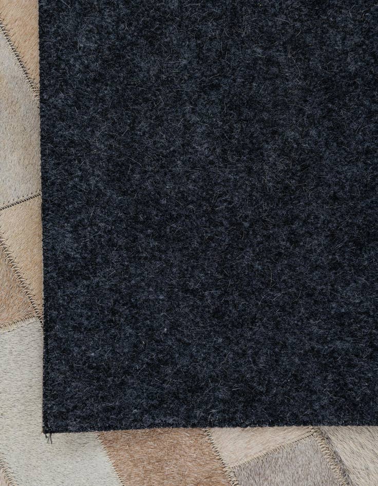 Detail image of 5' x 7' 9 Cowhide Leather Rug