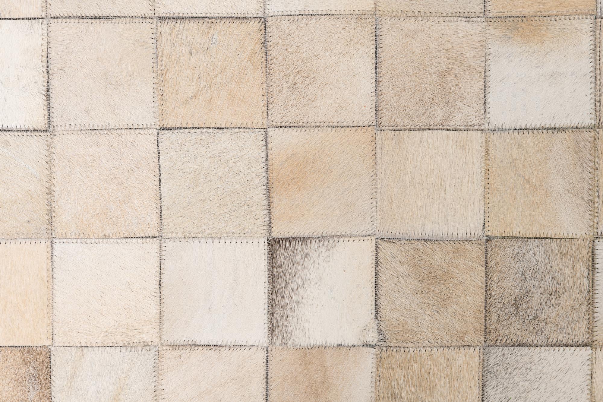 5' x 8' Cowhide Leather Rug