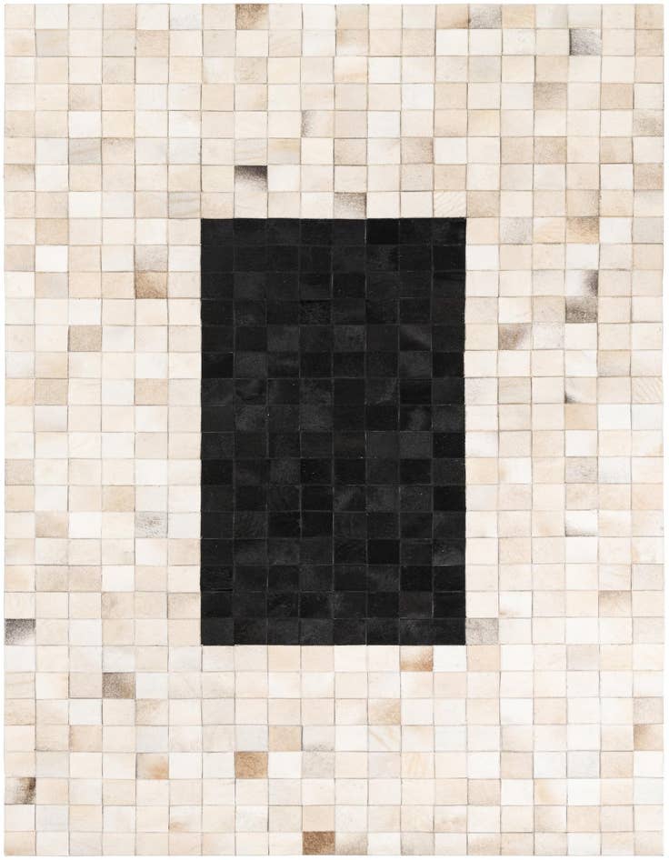 Detail image of 5' x 8' Cowhide Leather Rug