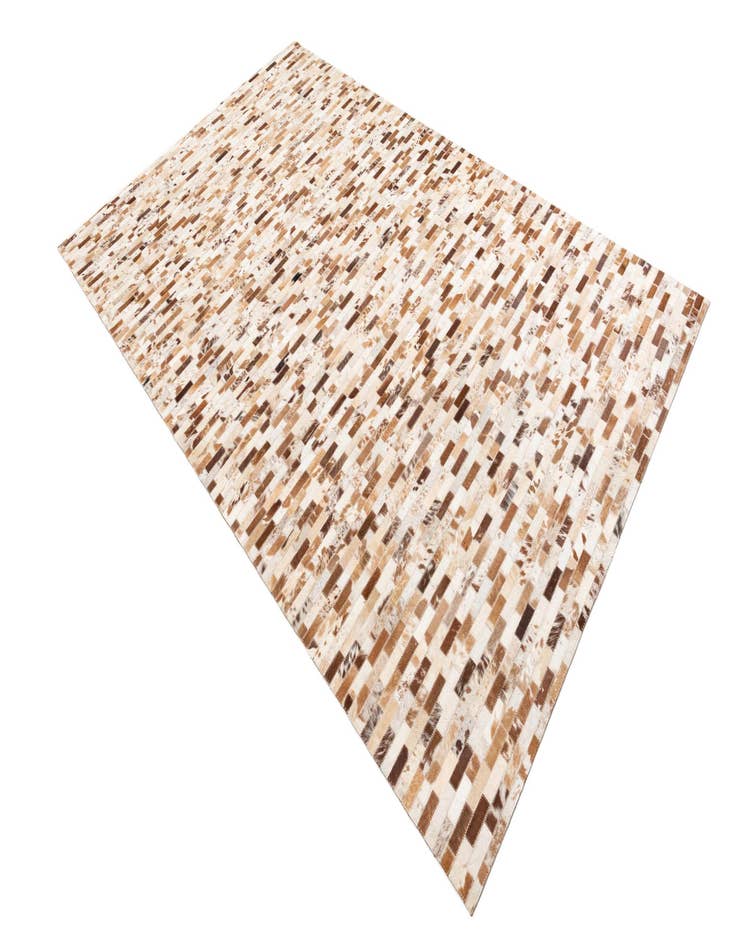 Detail image of 5' 1 x 8' 2 Cowhide Leather Rug