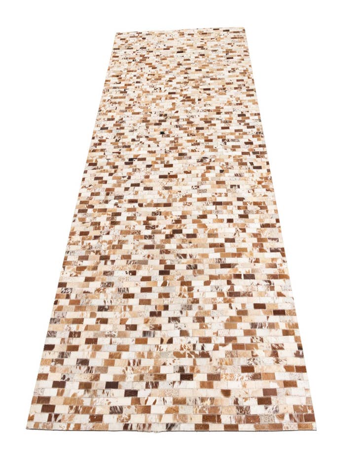 Detail image of 5' 1 x 8' 2 Cowhide Leather Rug