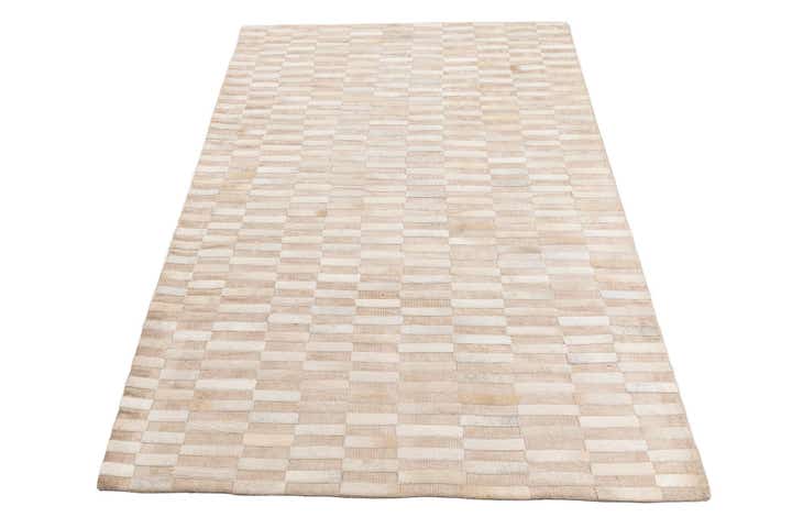 4' x 6' Cowhide Leather Rug