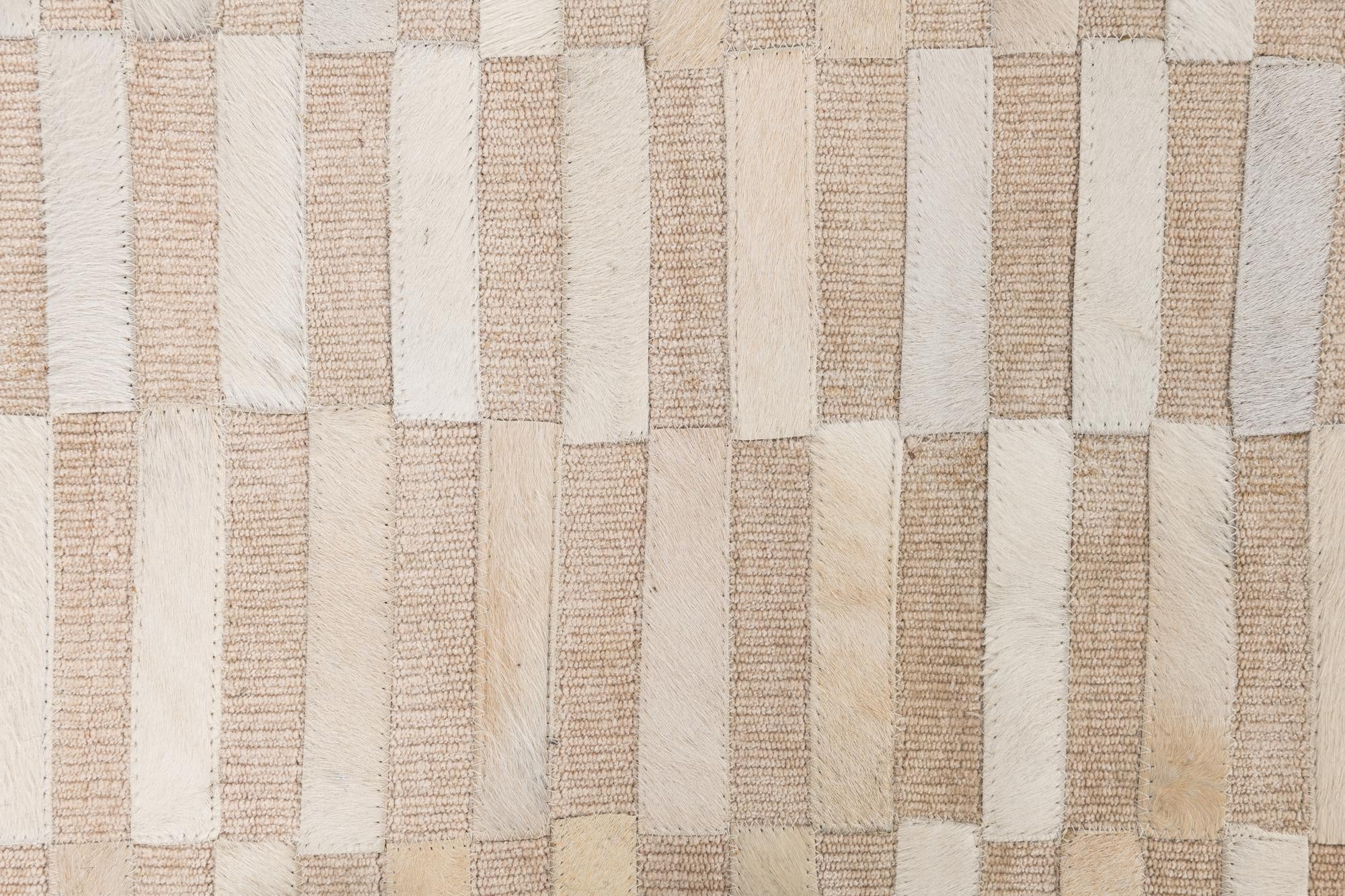 4' x 6' Cowhide Leather Rug