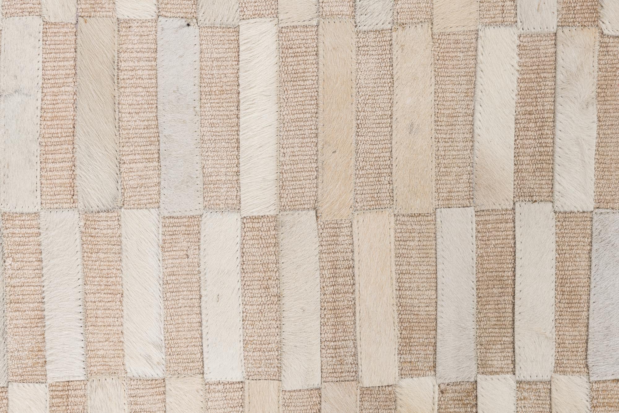 4' x 6' Cowhide Leather Rug