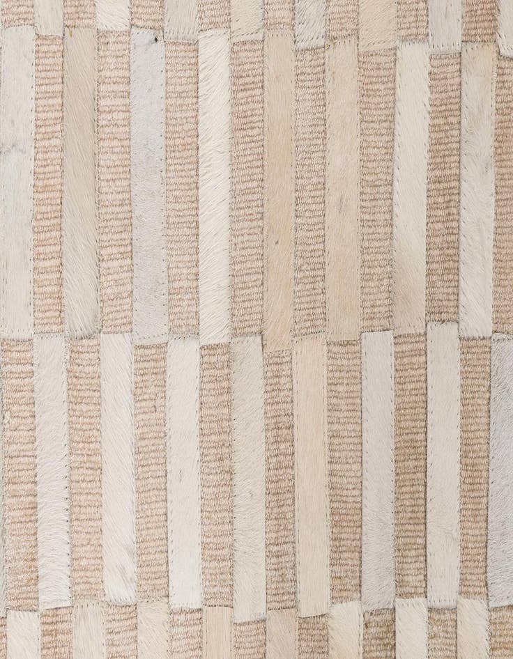 Detail image of 4' x 6' Cowhide Leather Rug