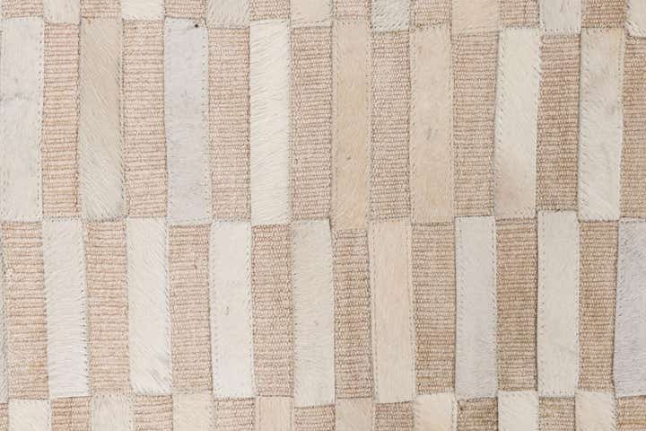 4' x 6' Cowhide Leather Rug