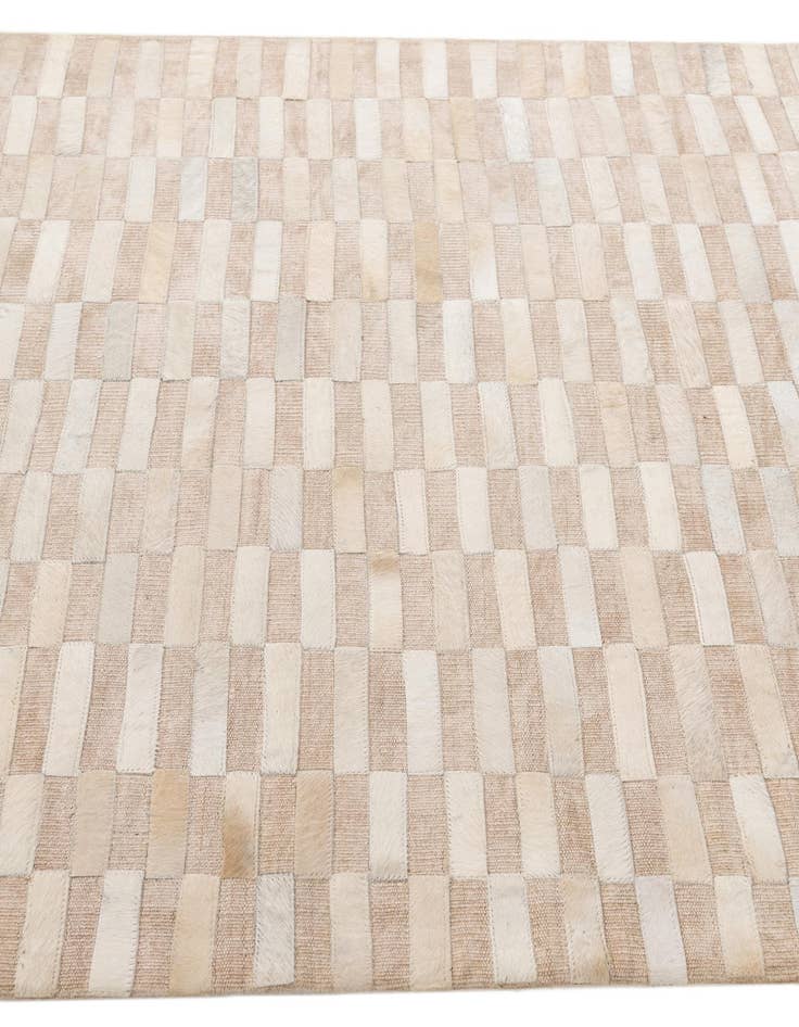 Detail image of 4' x 6' Cowhide Leather Rug