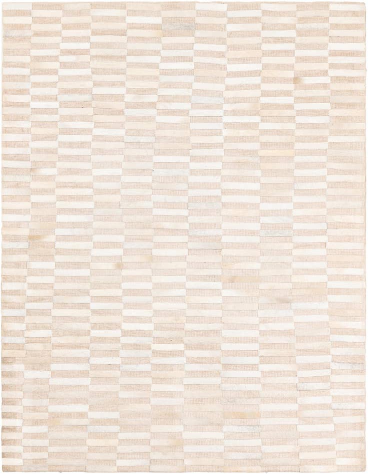 Detail image of 4' x 6' Cowhide Leather Rug