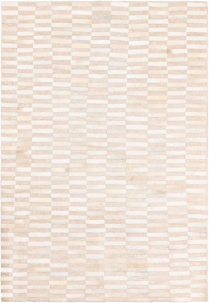 4' x 6' Cowhide Leather Rug
