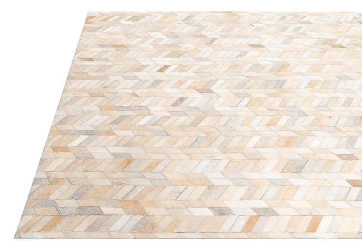 5' x 8' Cowhide Leather Rug