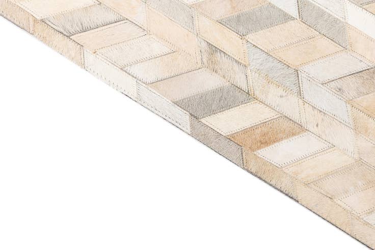 Detail image of 5' x 8' Cowhide Leather Rug