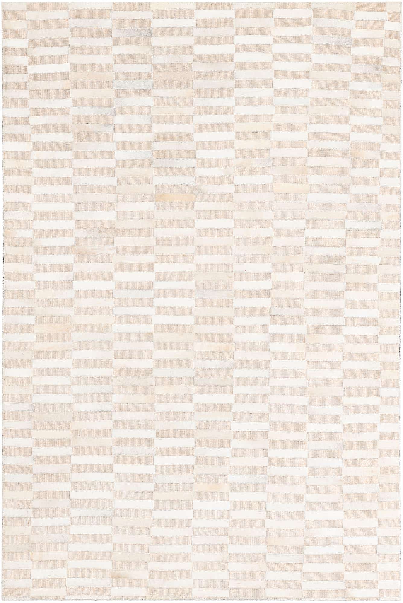 3' 10 x 5' 10 Cowhide Leather Rug